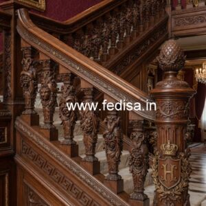 Modern Brass Wood Handrail Design Trends No-3230