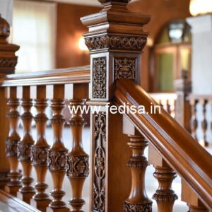 Premium Brass Wood Balcony Design Collection No-3257