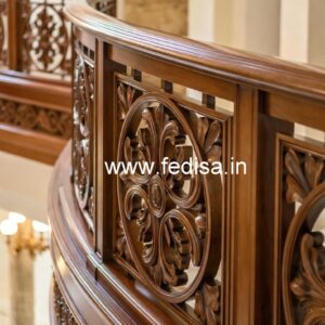 Stylish Brass Wood Balcony Decor Trends No-3267