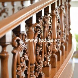 Decorative Brass Wood Balcony Decor with Modern Style No-3288