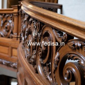 Decorative Brass Wood Fence Design Inspiration No-3294