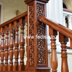 Beautiful Brass Wood Railing Inspiration No-3311