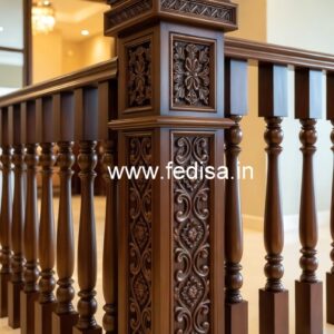 Stylish Brass Wood Handrail Ideas No-3313