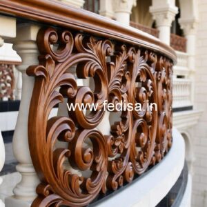 Brass Wood Railings for Contemporary Homes No-3333