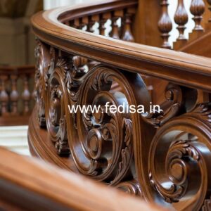 Modern Brass and Wood Staircase Ideas No-3351