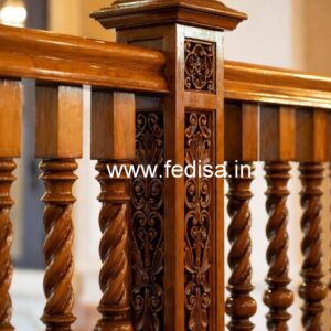 Stylish Brass Wood Balcony Decor Ideas No-3354