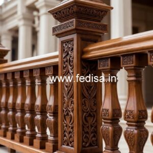 Luxury Brass Wood Staircase Fence No-3355
