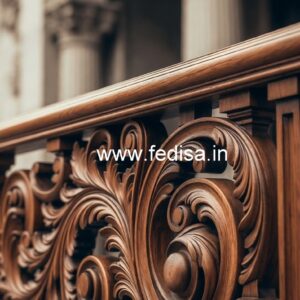 Brass Wood Balcony Decor with Modern Look No-3379