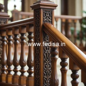 Modern Brass Wood Staircase Inspiration No-3380