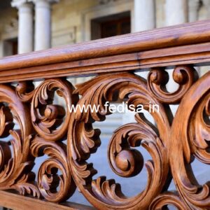 Premium Brass Wood Staircase Design Ideas No-3390