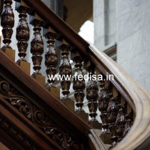 Brass Wood Staircase Railings for Dream Homes No-3407