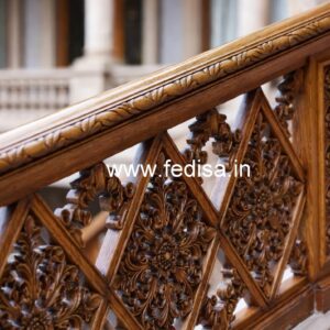 Decorative Brass Wood Staircase Decor Collection No-3425