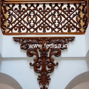 Elegant Brass Wood Balcony Collection 2037 No-3440