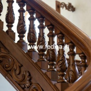 Decorative Brass Wood Staircase Fence Trends No-3455
