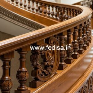 Modern Brass Wood Staircase Collection 2037 No-3460