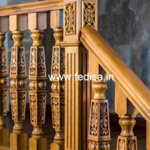 Decorative Brass Wood Railings for Interior Decor No-3461