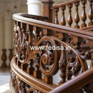 Luxury Brass Wood Fence with Elegant Style No-3479