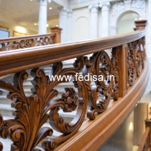 Premium Brass Wood Stair Fence Inspiration No-3487