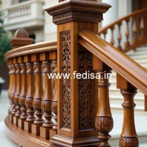 Premium Brass Wood Balcony Design Inspiration No-3500