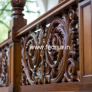 Luxury Brass Wood Staircase Design Inspiration No-3523