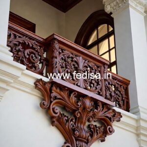 Stylish Brass Wood Fence Collection for Homes No-3525
