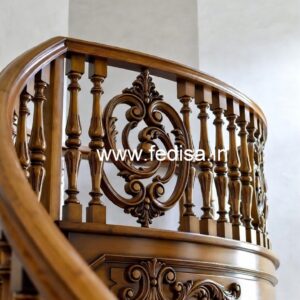 Decorative Brass Wood Stair Fence Trends No-3540