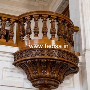 Stylish Brass Wood Balcony Decor Trends No-3567