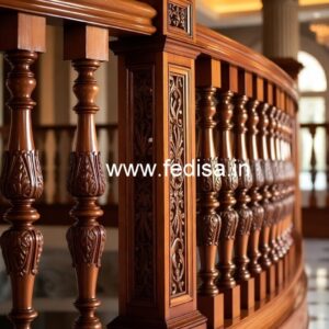 Decorative Brass Wood Fence for Stylish Homes No-3570