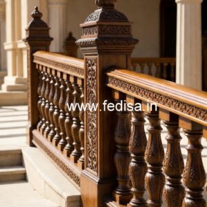 Luxury Brass Wood Fence with Contemporary Look No-3577