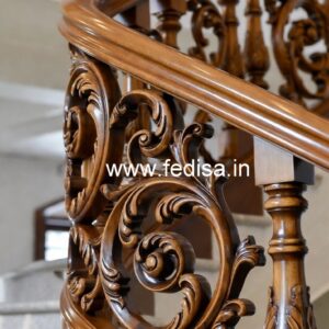 Decorative Brass Wood Balcony Decor with Modern Style No-3588