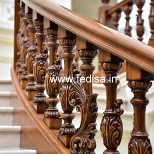 Beautiful Brass Wood Railing Inspiration No-3611