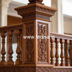 Royal Brass Wood Railing Design No-3614