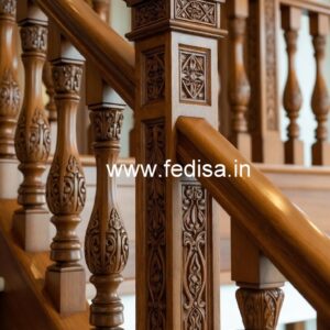 Brass Wood Handrail for Modern Homes No-3625