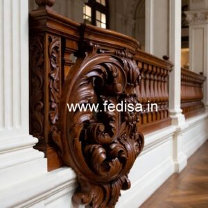 Modern Brass Wood Banister Collection No-3645