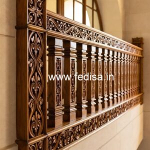 Decorative Brass Wood Stair Fence Ideas No-3647