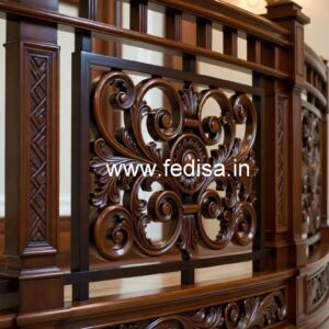 Brass Wood Handrail with Contemporary Style No-3656