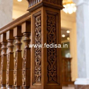 Premium Brass Wood Balcony Inspiration No-3660