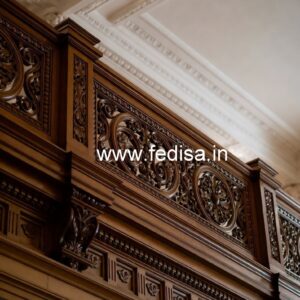 Stylish Brass Wood Fence Collection No-3662