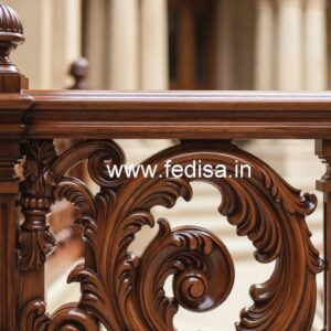 Luxury Brass Wood Railings for Interior No-3663