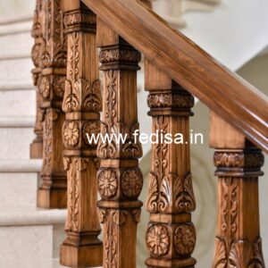 Brass Wood Staircase Banister Collection No-3672