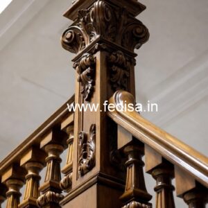 Modern Brass Wood Staircase Inspiration No-3680