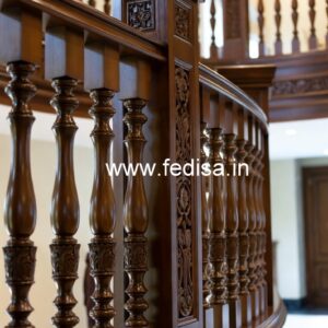 Elegant Brass Wood Fence Design Collection No-3722