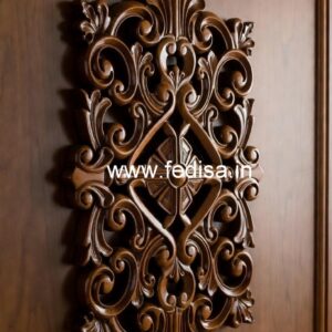 Luxury Brass Wood Staircase Side Rails No-3732