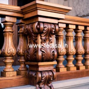 Elegant Brass Wood Balcony Collection 2038 No-3740