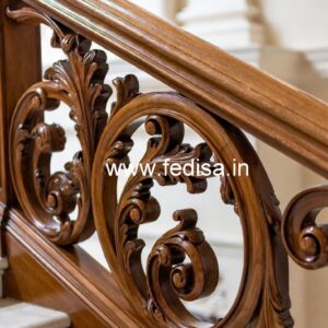 Modern Brass Wood Balcony Decor Collection No-3745
