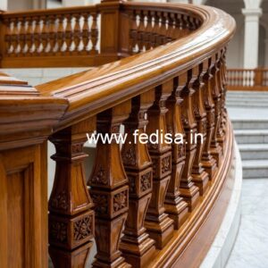 Decorative Brass Wood Staircase Inspiration No-3749