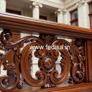 Decorative Brass Wood Railings for Interior Decor No-3761