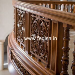 Decorative Brass Wood Fence Collection for Villas No-3767