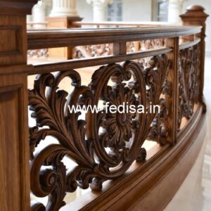 Premium Brass Wood Stair Fence Inspiration No-3787