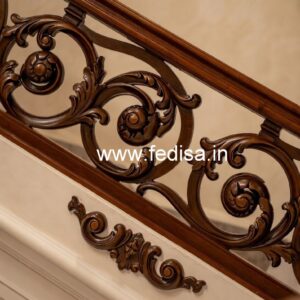 Elegant Brass Wood Staircase Decor Trends No-3814